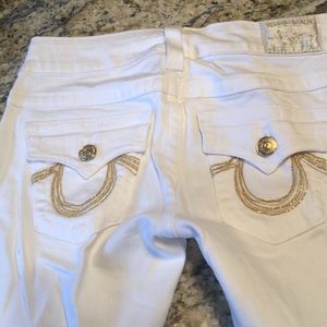 True Religion white Becky jeans! Size 27! Brand new no tags never worn!